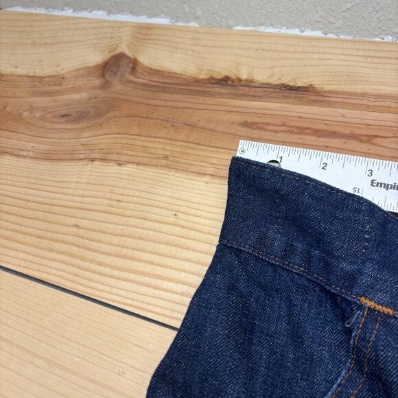 Vintage Orvis Jeans Mens 34x30 Blue Denim Upland Hunting Fishing Talon Zipper - Picture 4 of 10